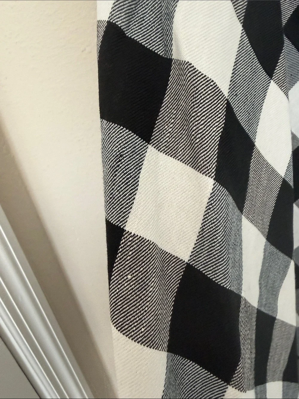kate spade Black and White Gingham A-Line Skirt with Belt